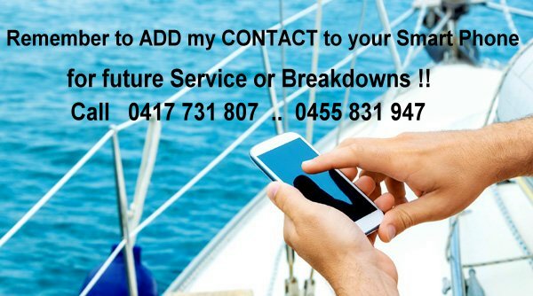 REMEMBER to ADD my CONTACT to your Smart Phone for future Service or Breakdowns !!